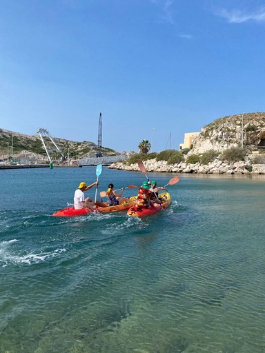 Course de kayak