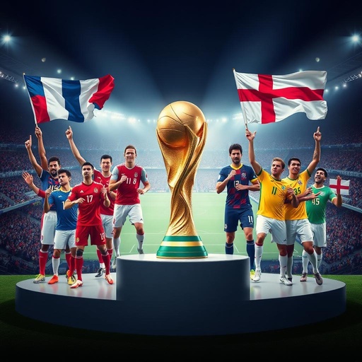 Ambiance coupe du monde de foot